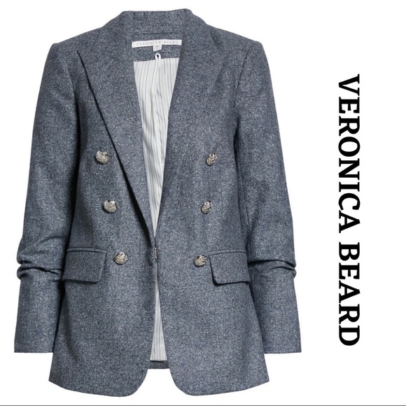 NWT Veronica Beard Beacon Wool Blend Dickey Jacket - Picture 4 of 7